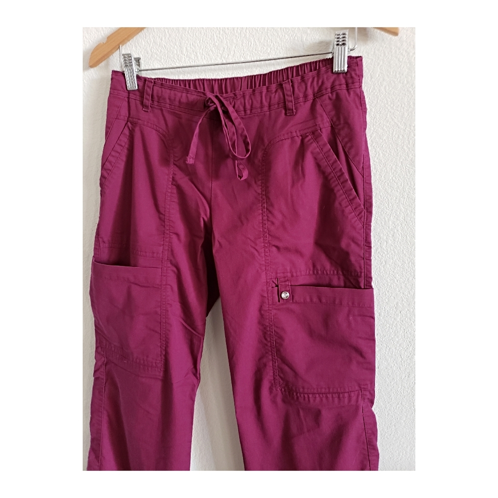 Burgundy Scrub Pants - Picture 6 of 12